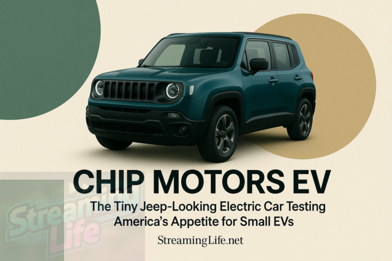 Chip Motors EV: The Tiny Jeep-Looking Electric Car Testing America’s Appetite for Small EVs