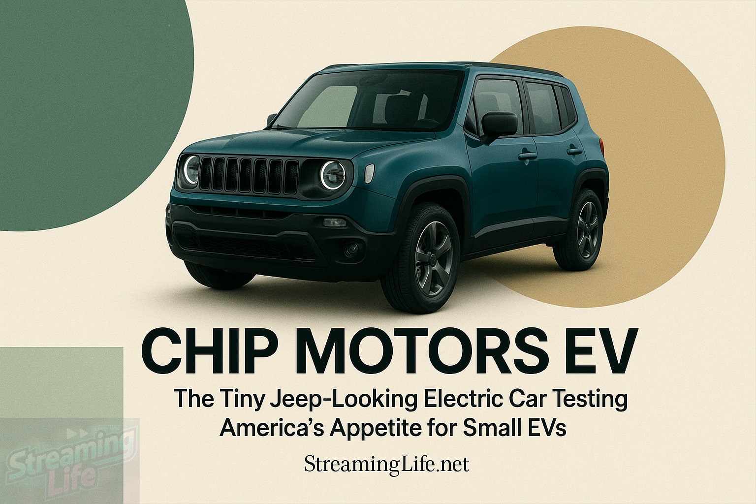 Chip Motors EV: The Tiny Jeep-Looking Electric Car Testing America’s Appetite for Small EVs