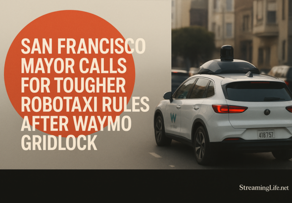 San Francisco Mayor Calls for Tougher Robotaxi Rules After Waymo Gridlock