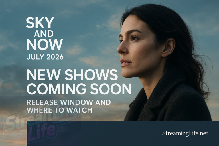 Sky and NOW July 2026: New Shows Coming Soon, Release Window and Where to Watch