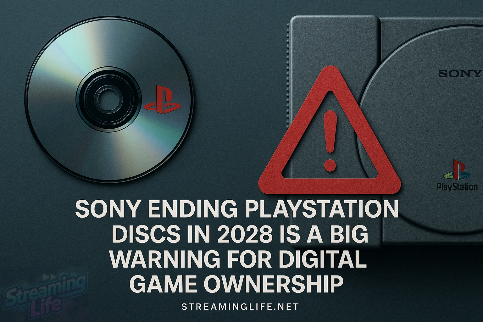 Sony Ending PlayStation Discs in 2028 Is a Big Warning for Digital Game Ownership