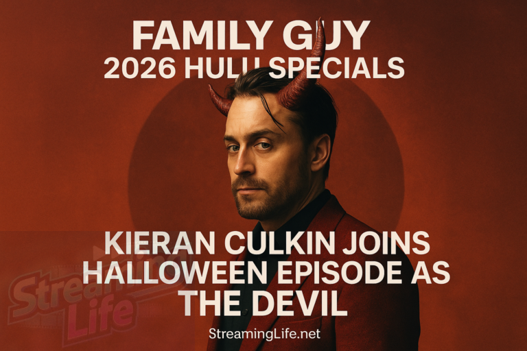 Family Guy 2026 Hulu Specials: Kieran Culkin Joins Halloween Episode as the Devil