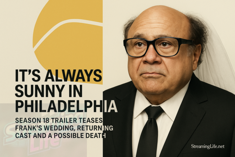 It’s Always Sunny in Philadelphia Season 18 Trailer Teases Frank’s Wedding, Returning Cast and a Possible Death