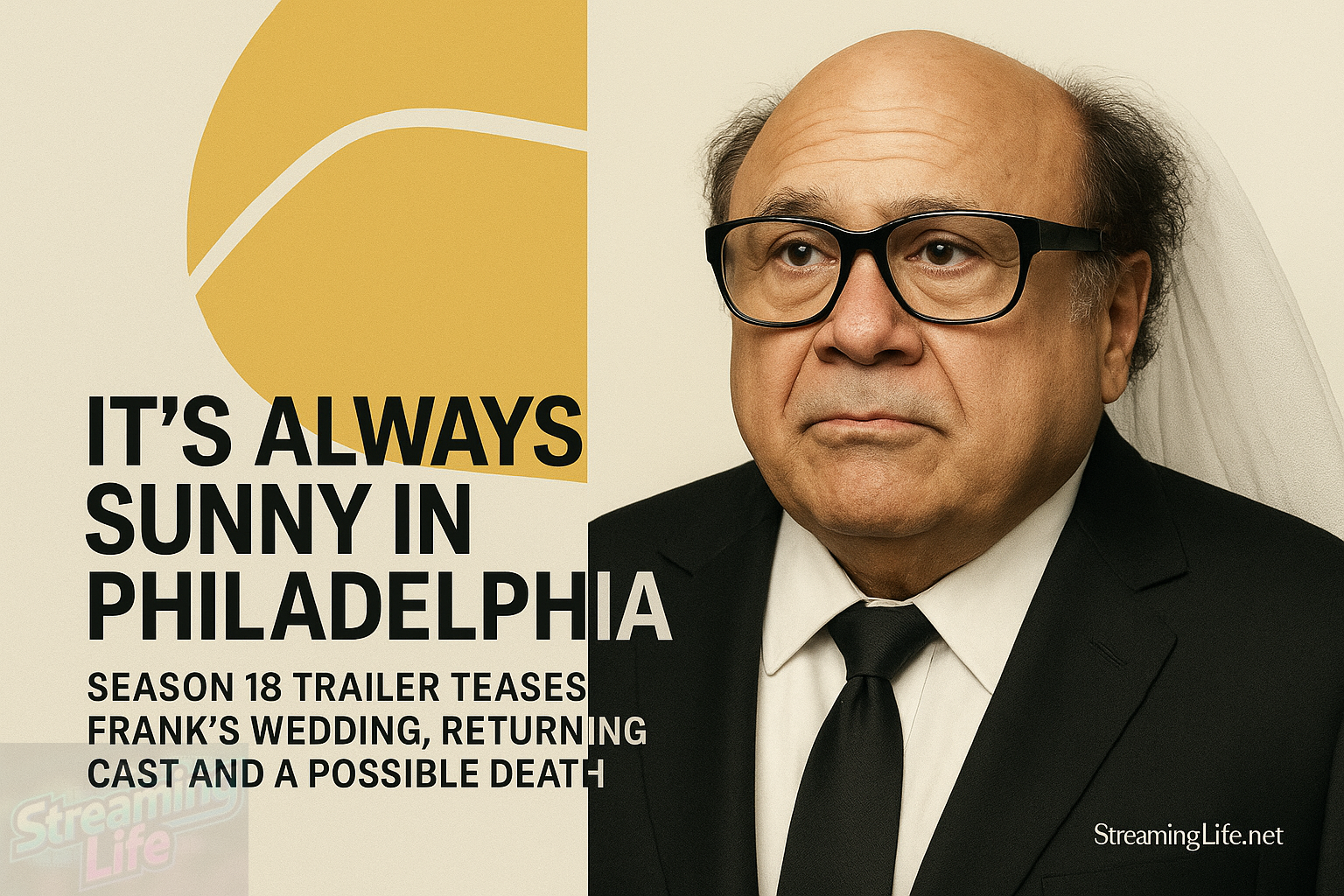 It’s Always Sunny in Philadelphia Season 18 Trailer Teases Frank’s Wedding, Returning Cast and a Possible Death
