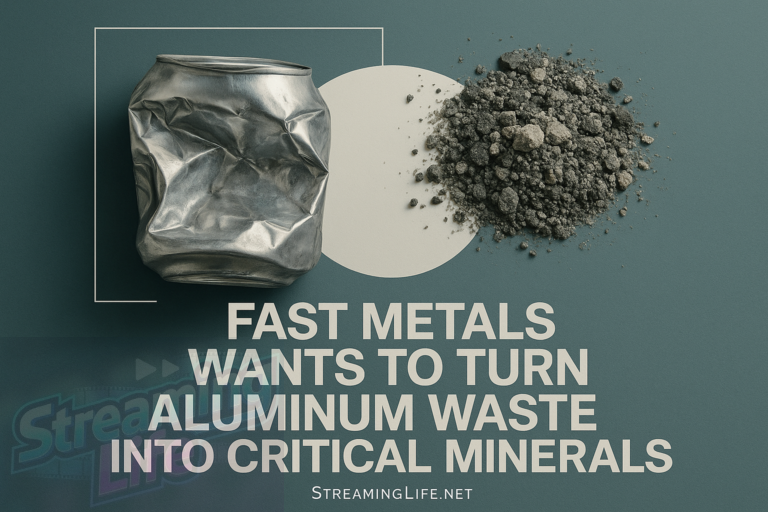 Fast Metals Wants to Turn Aluminum Waste Into Critical Minerals