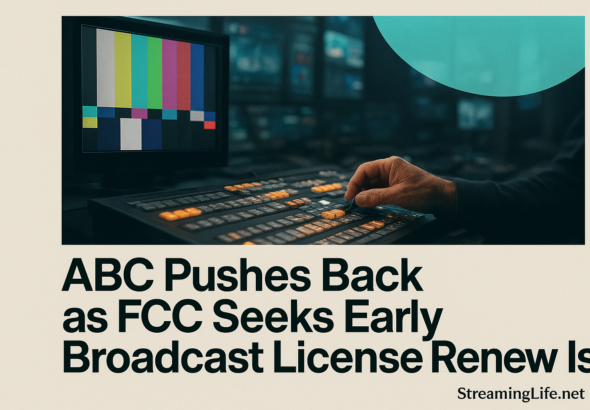 ABC Pushes Back as FCC Seeks Early Broadcast License Renewals