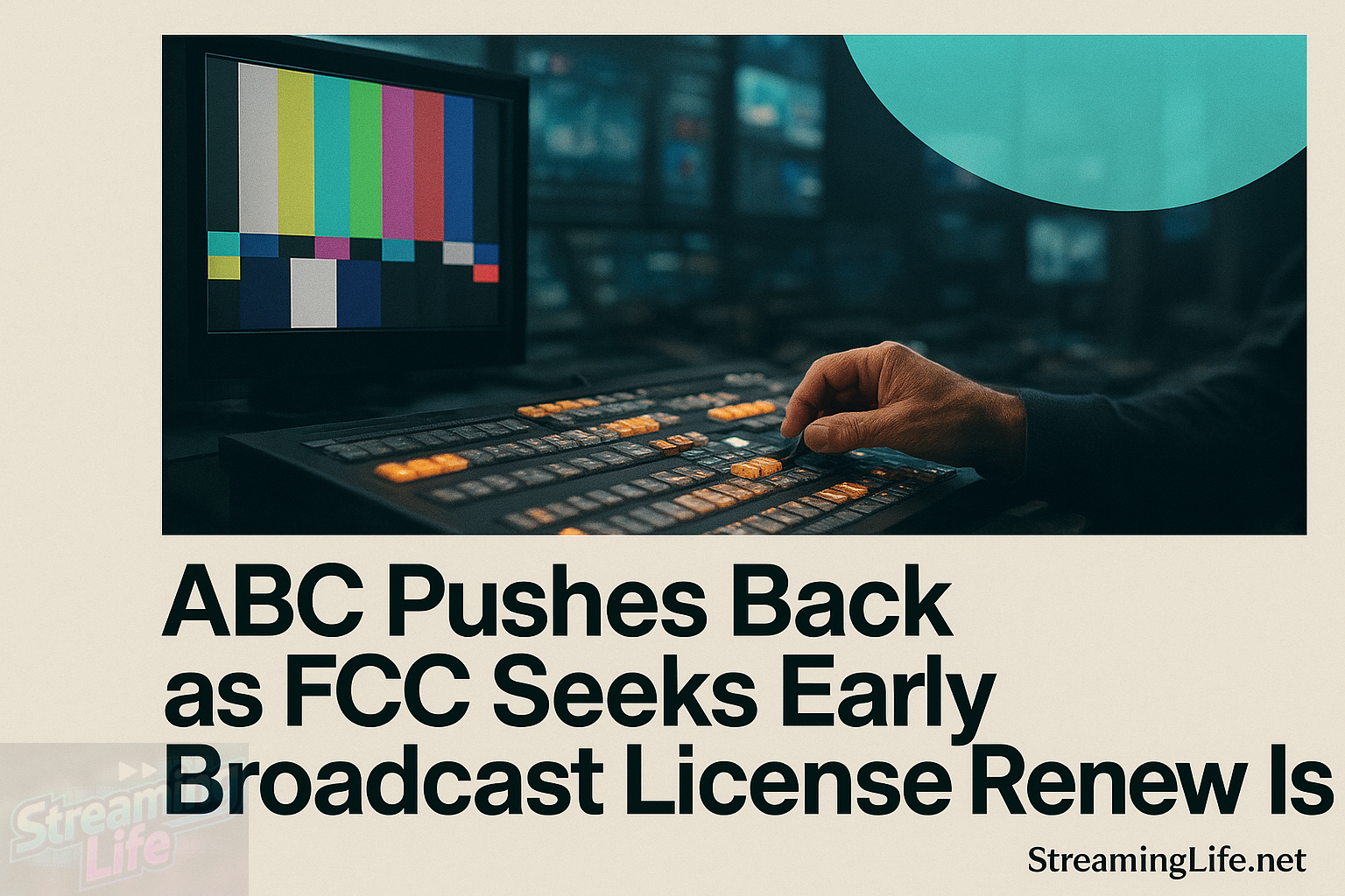 ABC Pushes Back as FCC Seeks Early Broadcast License Renewals