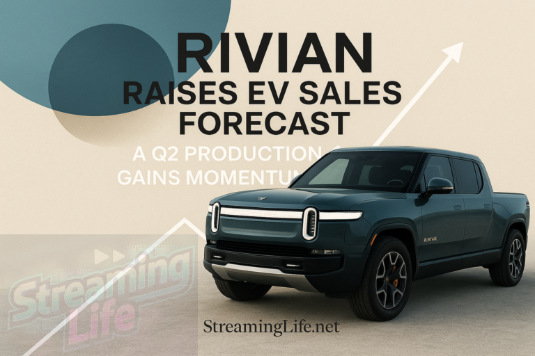 Rivian Raises EV Sales Forecast as Q2 Production Gains Momentum