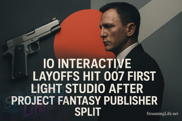 IO Interactive Layoffs Hit 007 First Light Studio After Project Fantasy Publisher Split
