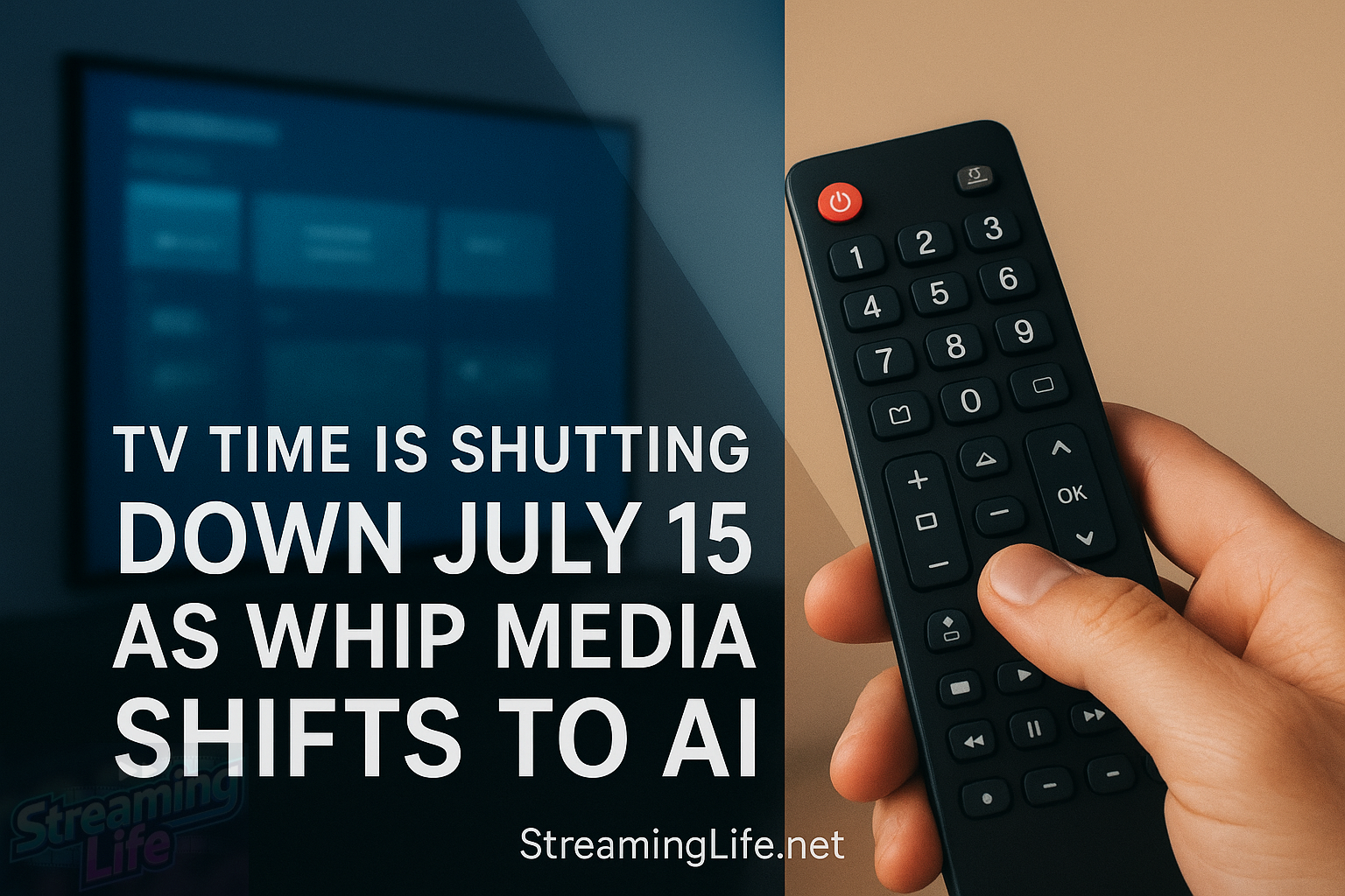 TV Time Is Shutting Down July 15 as Whip Media Shifts to AI