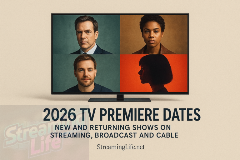 2026 TV Premiere Dates: New and Returning Shows on Streaming, Broadcast and Cable