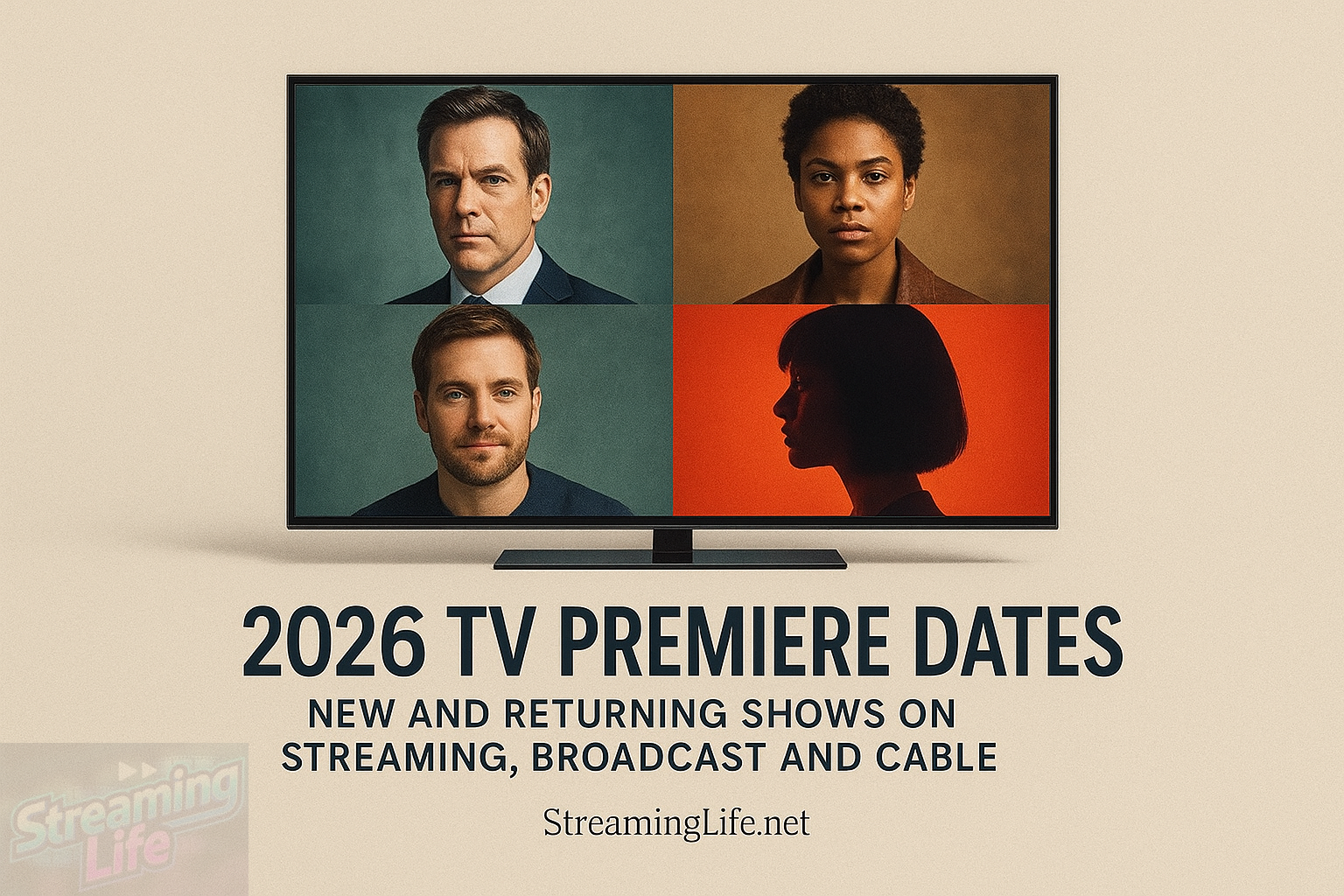 2026 TV Premiere Dates: New and Returning Shows on Streaming, Broadcast and Cable