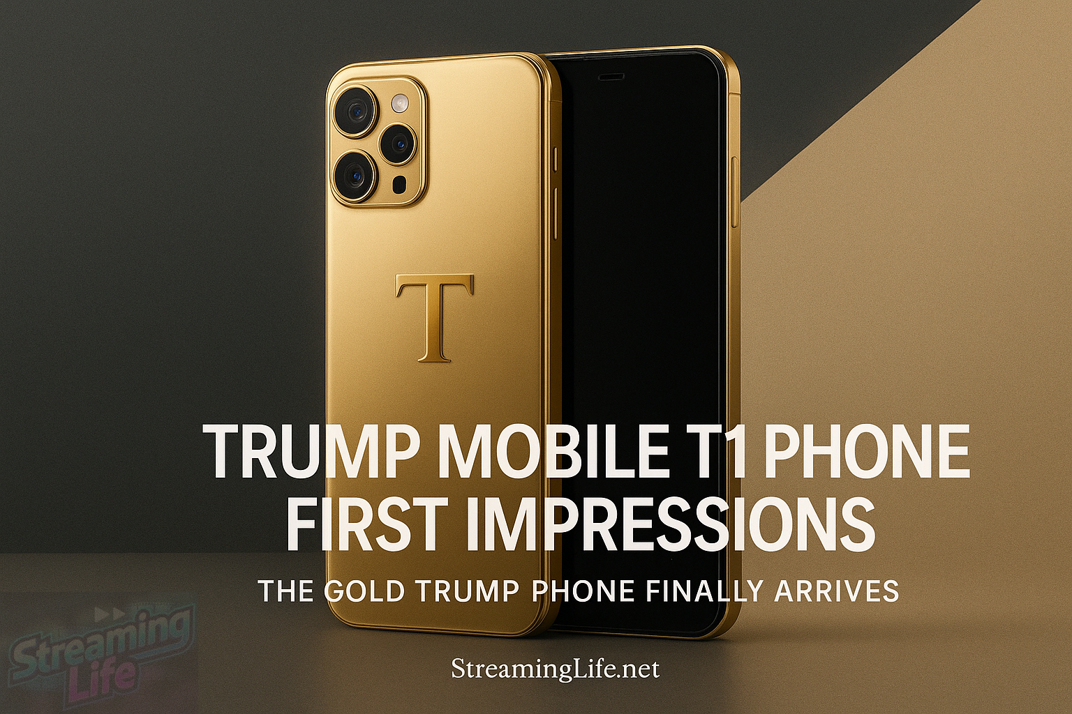 Trump Mobile T1 Phone First Impressions: The Gold Trump Phone Finally Arrives