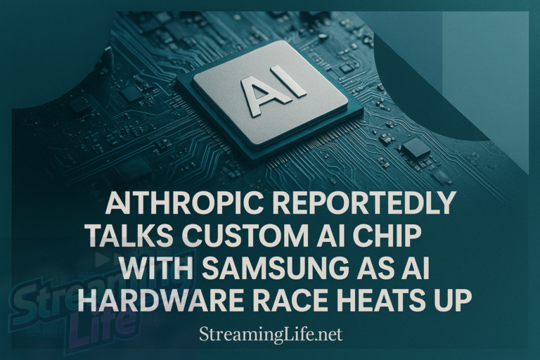 Anthropic Reportedly Talks Custom AI Chip With Samsung as AI Hardware Race Heats Up