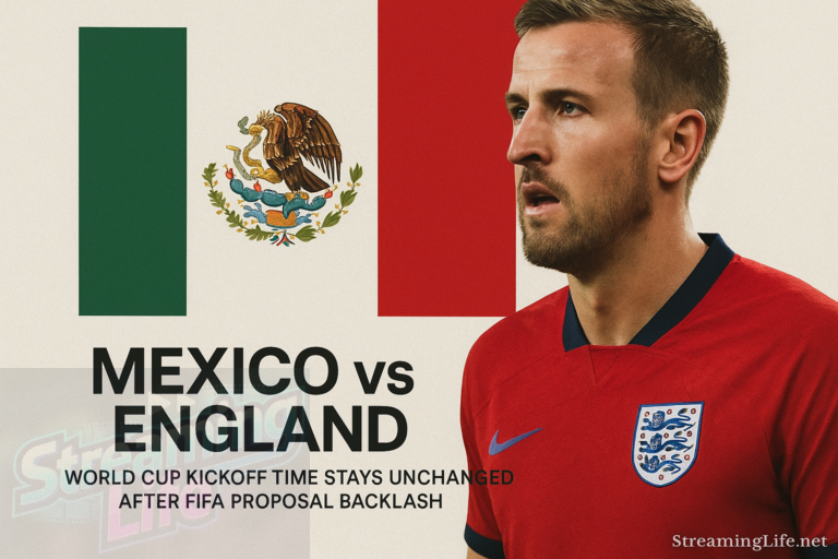 Mexico vs England World Cup Kickoff Time Stays Unchanged After FIFA Proposal Backlash