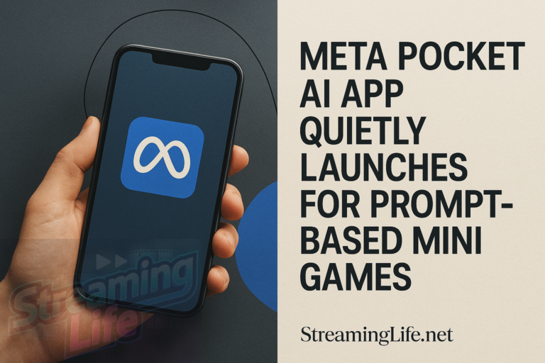 Meta Pocket AI App Quietly Launches for Prompt-Based Mini Games