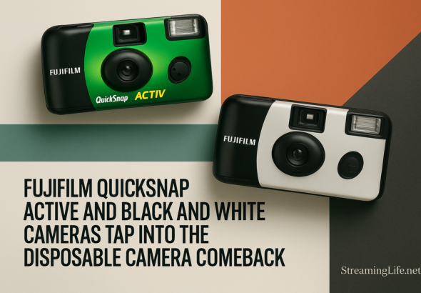 Fujifilm QuickSnap Active and Black and White Cameras Tap Into the Disposable Camera Comeback