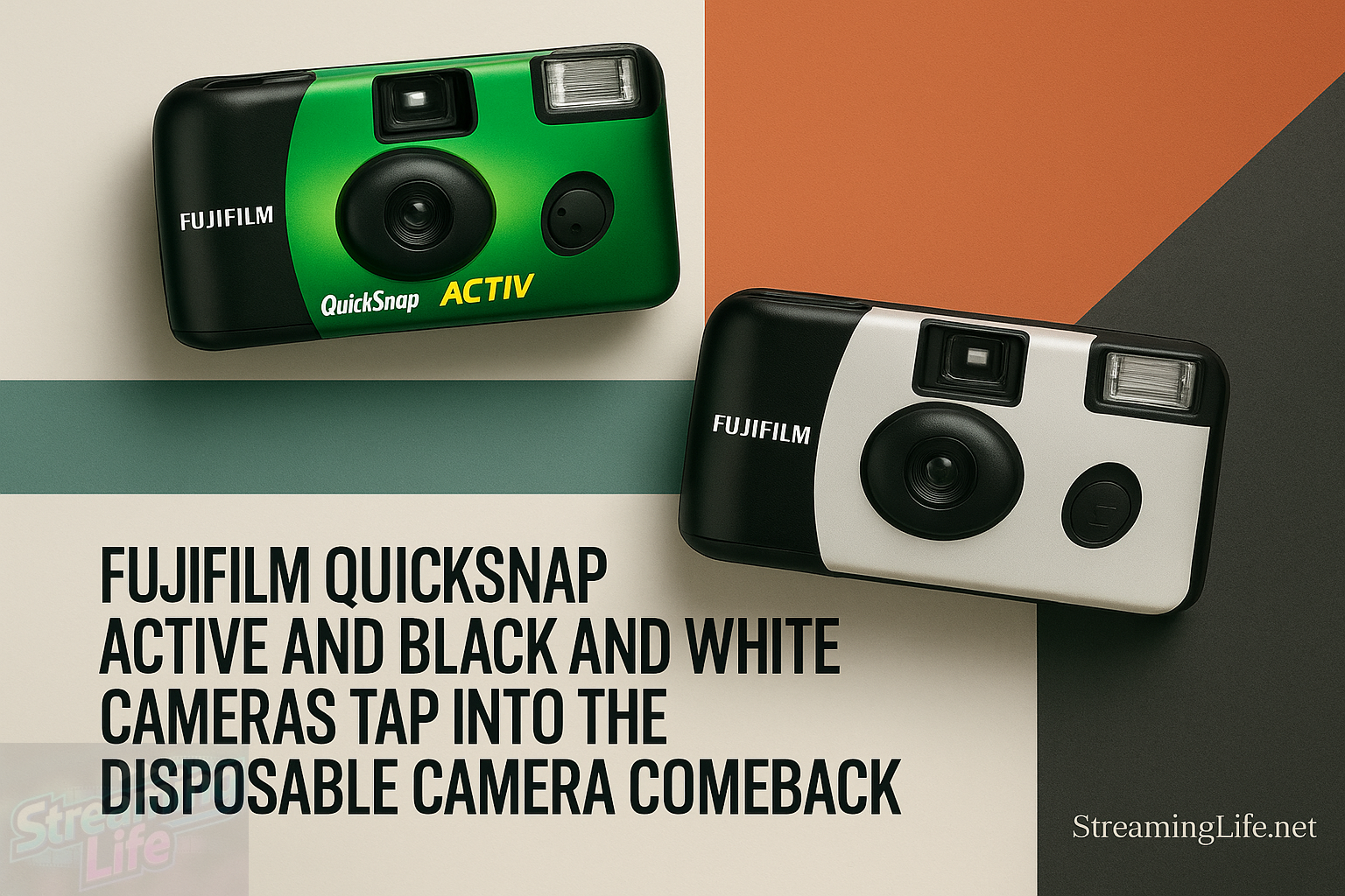 Fujifilm QuickSnap Active and Black and White Cameras Tap Into the Disposable Camera Comeback