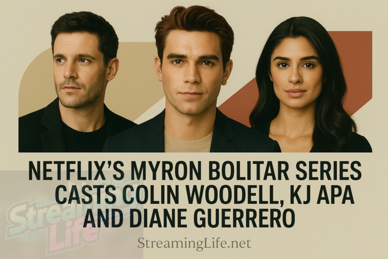 Netflix’s Myron Bolitar Series Casts Colin Woodell, KJ Apa and Diane Guerrero