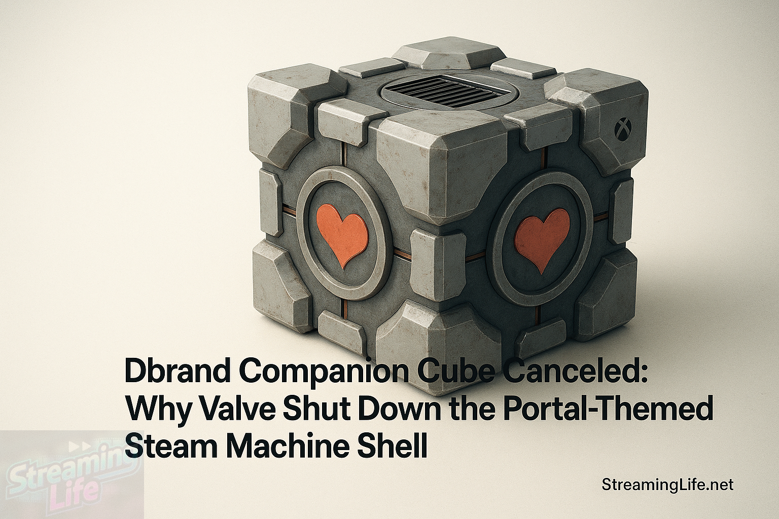 Dbrand Companion Cube Canceled: Why Valve Shut Down the Portal-Themed Steam Machine Shell