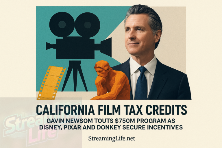 California Film Tax Credits: Gavin Newsom Touts $750M Program as Disney, Pixar and Donkey Secure Incentives