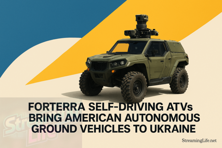 Forterra Self-Driving ATVs Bring American Autonomous Ground Vehicles to Ukraine