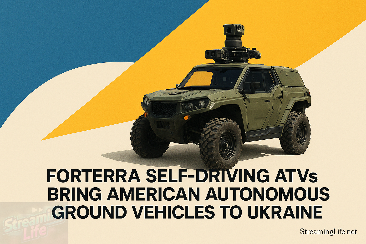 Forterra Self-Driving ATVs Bring American Autonomous Ground Vehicles to Ukraine