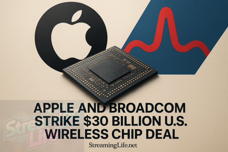 Apple and Broadcom Strike $30 Billion U.S. Wireless Chip Deal