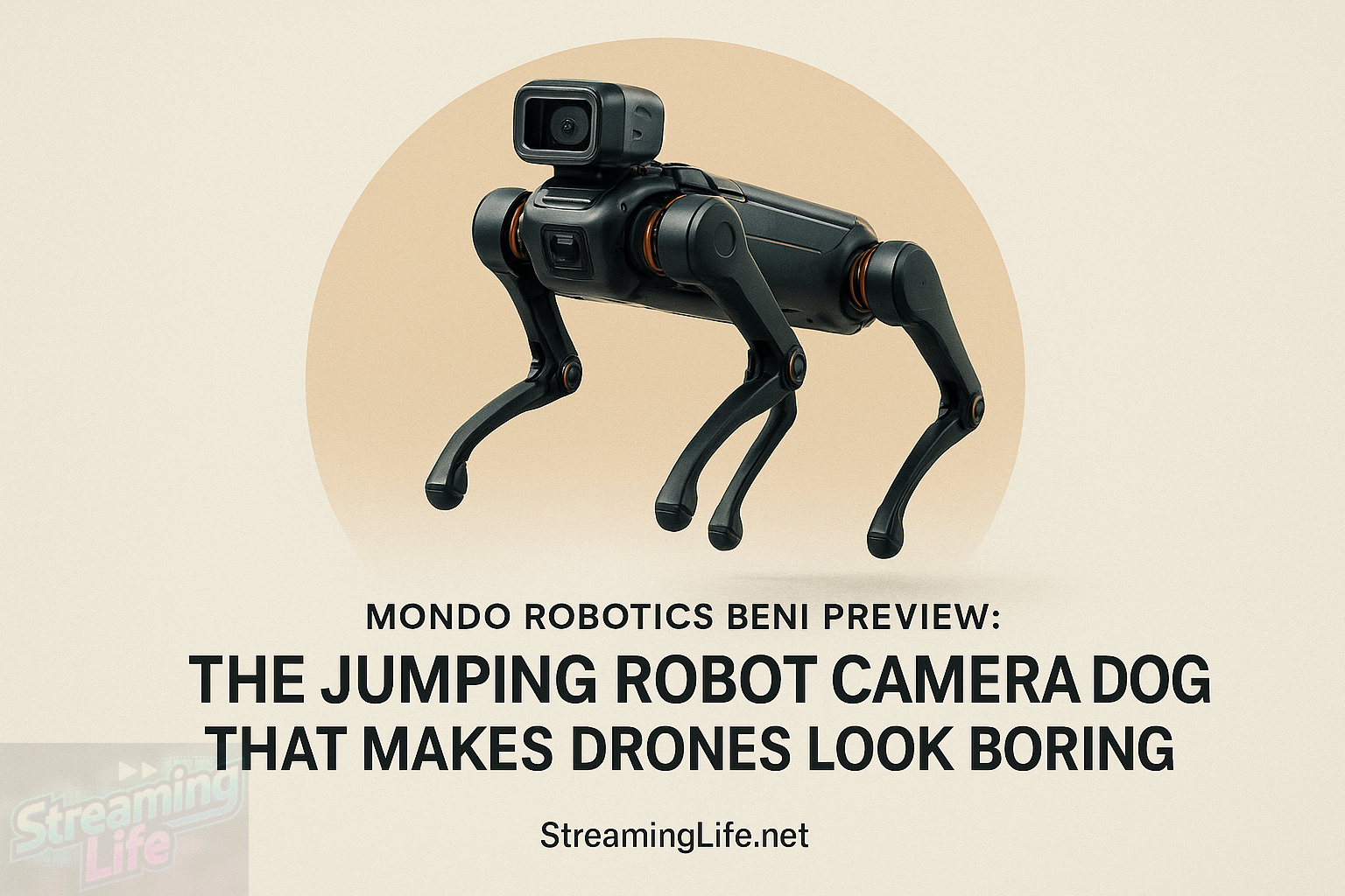 Mondo Robotics Beni Preview: The Jumping Robot Camera Dog That Makes Drones Look Boring