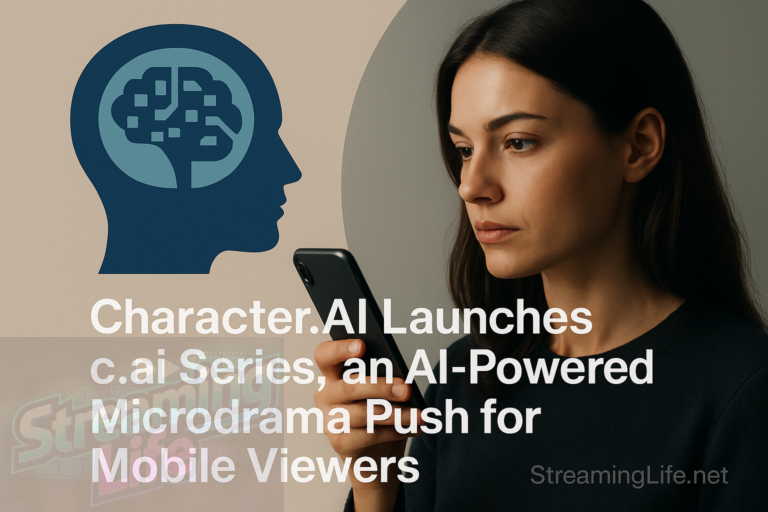 Character.AI Launches c.ai Series, an AI-Powered Microdrama Push for Mobile Viewers