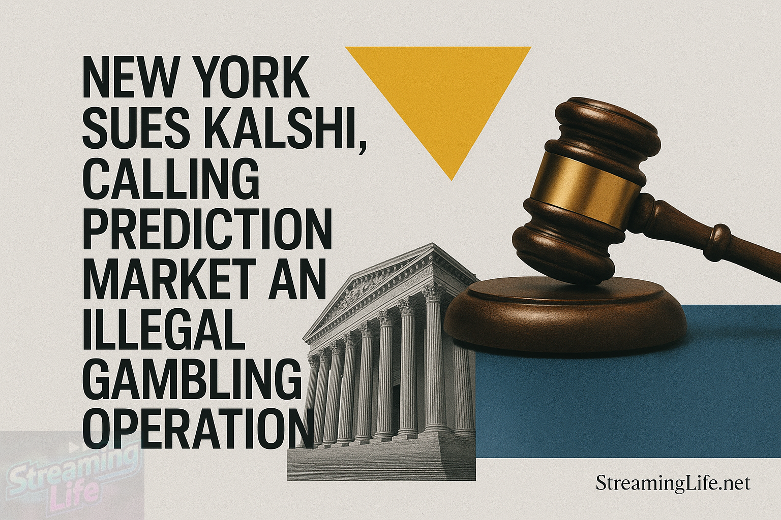 New York Sues Kalshi, Calling Prediction Market an Illegal Gambling Operation