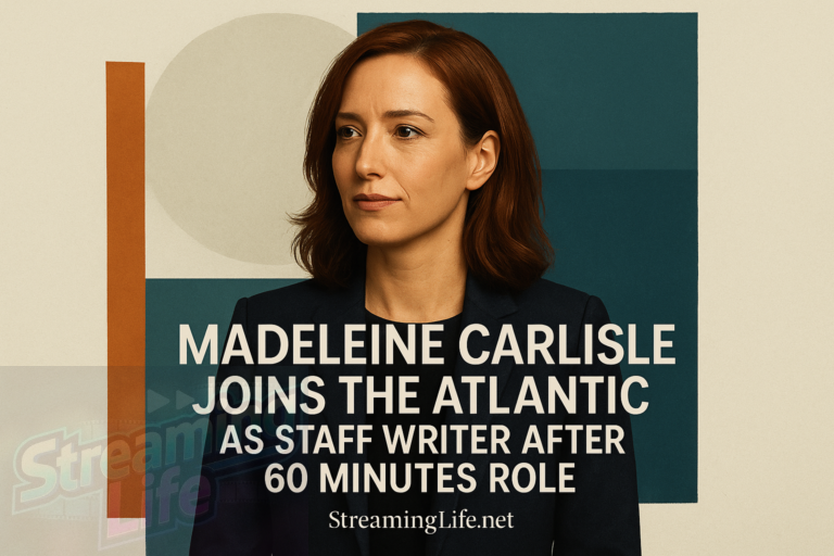 Madeleine Carlisle Joins The Atlantic as Staff Writer After 60 Minutes Role
