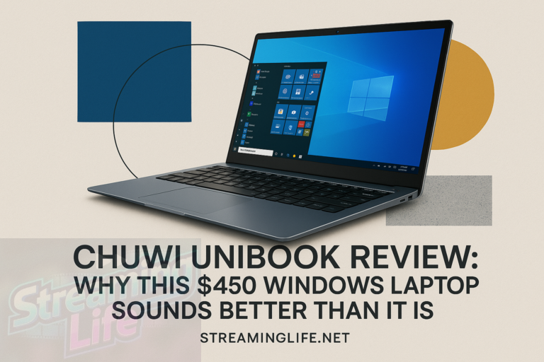 Chuwi UniBook Review: Why This $450 Windows Laptop Sounds Better Than It Is