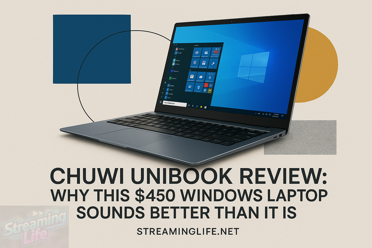 Chuwi UniBook Review: Why This $450 Windows Laptop Sounds Better Than It Is