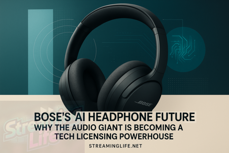 Bose’s AI Headphone Future: Why the Audio Giant Is Becoming a Tech Licensing Powerhouse