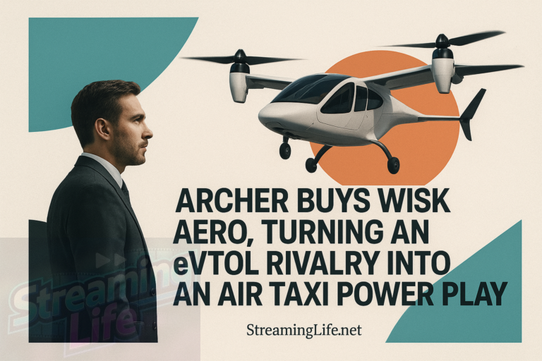 Archer Buys Wisk Aero, Turning an eVTOL Rivalry Into an Air Taxi Power Play