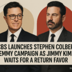 CBS Launches Stephen Colbert Emmy Campaign as Jimmy Kimmel Waits for a Return Favor