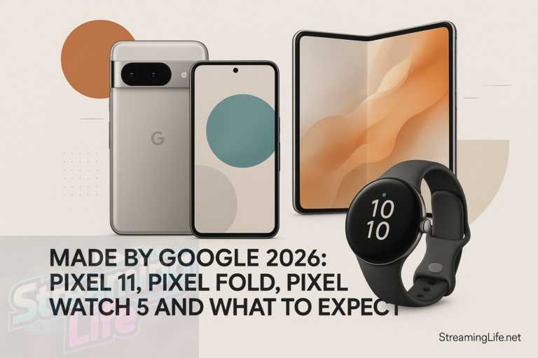 Made by Google 2026: Pixel 11, Pixel Fold, Pixel Watch 5 and What to Expect