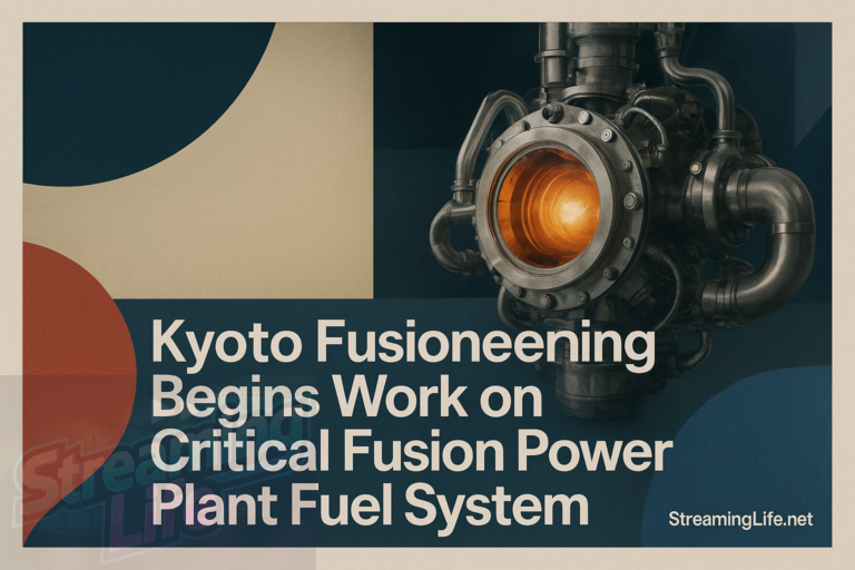 Kyoto Fusioneering Begins Work on Critical Fusion Power Plant Fuel System