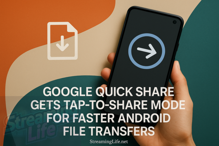 Google Quick Share Gets Tap-to-Share Mode for Faster Android File Transfers