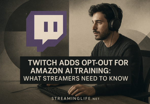 Twitch Adds Opt-Out for Amazon AI Training: What Streamers Need to Know