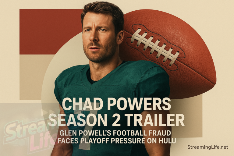 Chad Powers Season 2 Trailer: Glen Powell’s Football Fraud Faces Playoff Pressure on Hulu
