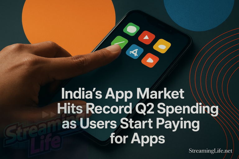 India’s App Market Hits Record Q2 Spending as Users Start Paying for Apps