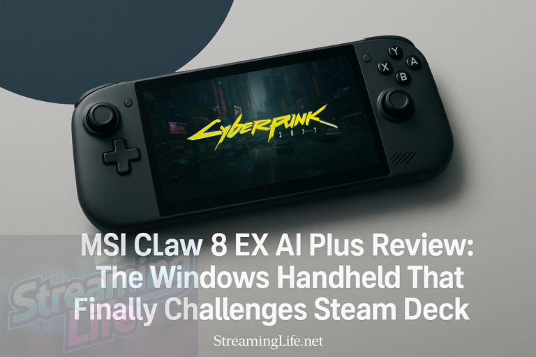 MSI Claw 8 EX AI Plus Review: The Windows Handheld That Finally Challenges Steam Deck