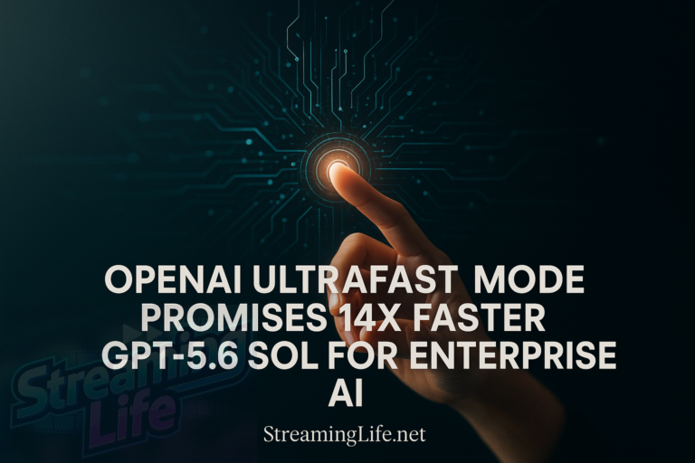 OpenAI Ultrafast Mode Promises 14x Faster GPT-5.6 Sol for Enterprise AI