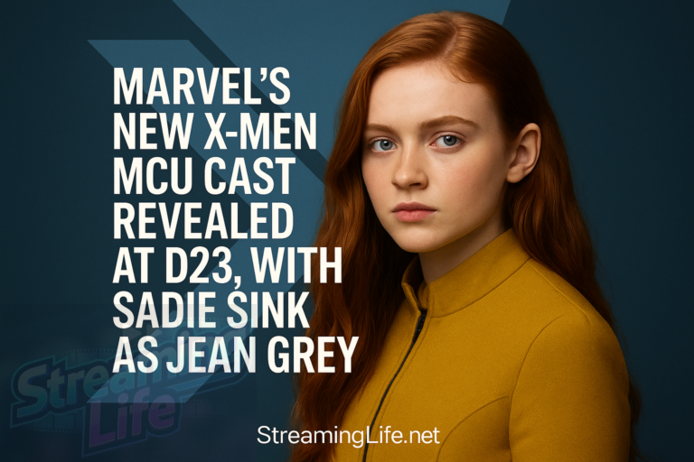 Marvel’s New X-Men MCU Cast Revealed at D23, With Sadie Sink as Jean Grey