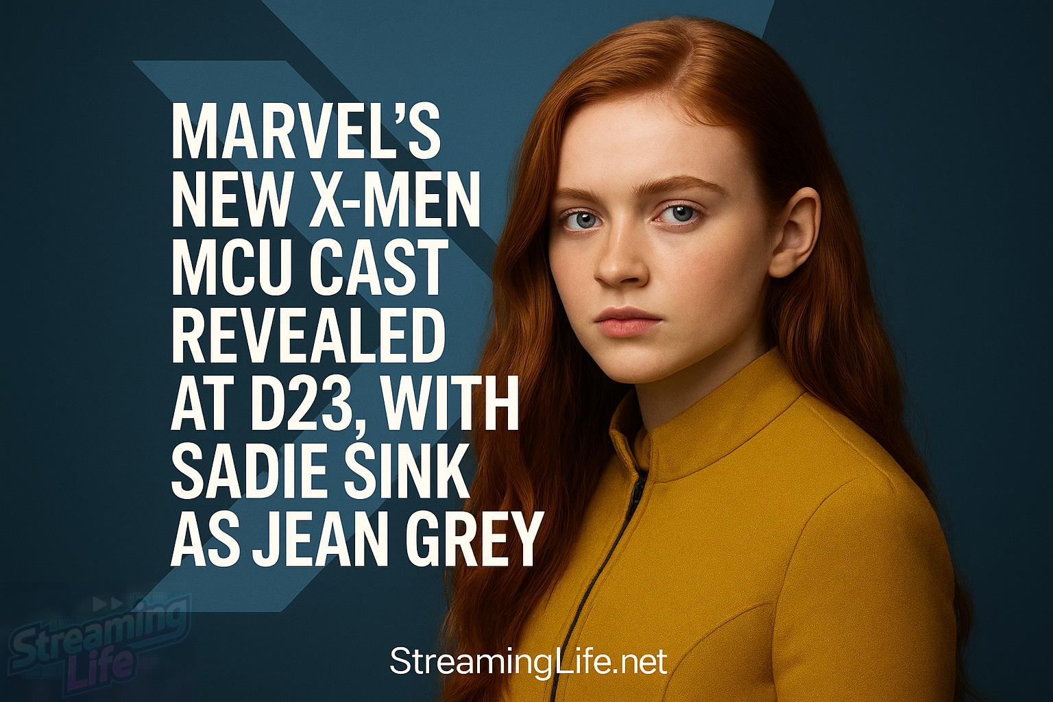 Marvel’s New X-Men MCU Cast Revealed at D23, With Sadie Sink as Jean Grey