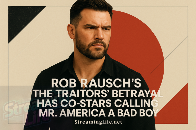 Rob Rausch’s ‘The Traitors’ Betrayal Has Co-Stars Calling Mr. America a Bad Boy