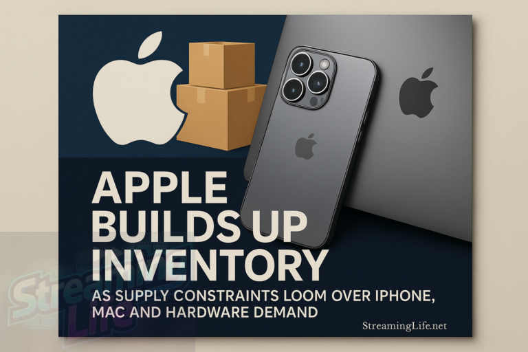 Apple Builds Up Inventory as Supply Constraints Loom Over iPhone, Mac and Hardware Demand