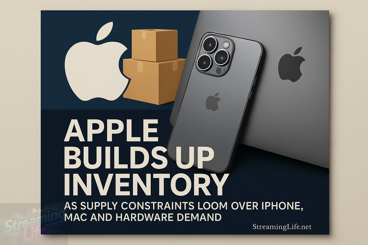 Apple Builds Up Inventory as Supply Constraints Loom Over iPhone, Mac and Hardware Demand